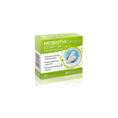 Probiotyk Medica + Vit. C z prebiotykiem