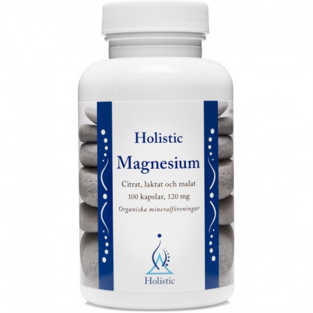Holistic Magnesium Magnez organiczny jabłczan magnezu cytrynian magnezu mleczan magnezu łatwo przyswajalny