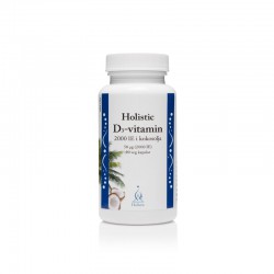 Holistic D3-vitamin 2 000 i kokosolja witamina D3 cholekalcyferol ekologiczny olej kokosowy witamina D z lanoliny