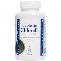 Holistic Chlorella Zielona alga Chlorella w tabletkach Chlorella vulgaris Yaeyama Premium Quality 250 tab.
