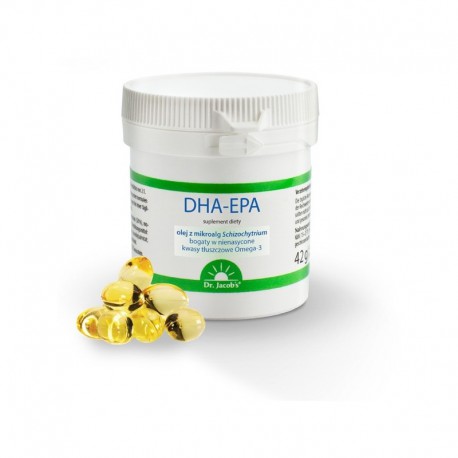 DHA i EPA - nienasycone kwasy tłuszczowe Omega-3 z alg - produkt wegański