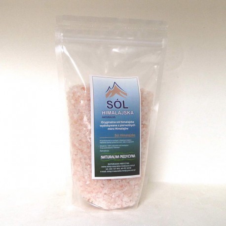 Krystaliczna różowa Sól himalajska - gruba - kryształy 2-4mm 1 kg.