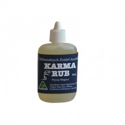 Karma Rub 45ml Magnez w płynie chlorek magnezu miedź cynk żelazo lit Backhousia Citriodora Mirt cytrynowy olej z mirtu