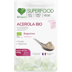 Acerola Bio w proszku 200g BeOrganic malpigha glabra