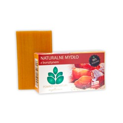 Naturalne mydło z bursztynem 100 g - bursztyn jantar amber Mydlarnia "Powrót do Natury"