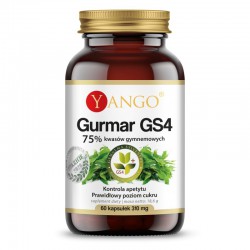 Gurmar GS4 75% kwasów gymnemowych 60 kapsułek Yango Gymnema sylvestre