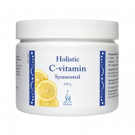 Holistic C-vitamin Syraneutral - Suplement diety - Witamina C buforowana magnezem 250 g askorbinian magnezu