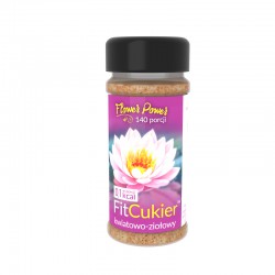 FitCukier kwiatowo-ziołowy 70g Flower Power niskokaloryczna słodycz 140 porcji fit cukier