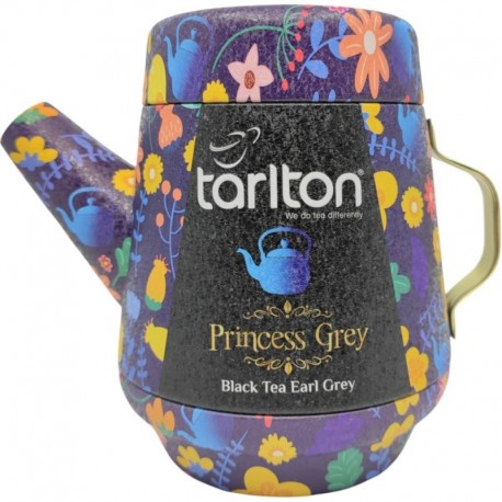 Herbata Czarna Princess Grey 100g  herbata czarna earl grey z chabrem w dzbanku aluminiowym Tarlton