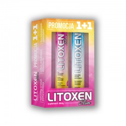 Litoxen Slim zestaw 2x20 tabletek Xenico Pharma elektrolity magnez cynk sód potas chrom witamina c