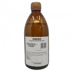DMSO 500 ml szklane opakowanie dimetylosulfotlenek butelka ciemne szkło kraj pochodzenia Chiny