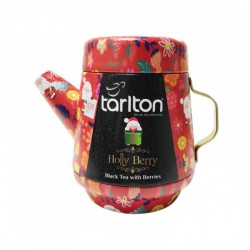 Herbata czarna z różą Holly Berry 100g Tarlton melon goja