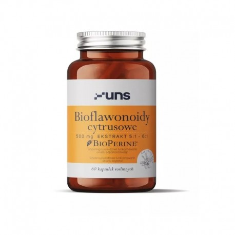 Bioflawonoidy cytrusowe 60 kaps. UNS BioPerine gorzka pomarańcza Citrus Aurantium L.