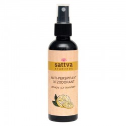 Anti-Perspirant dezodorant cytrynowy lemon 80ml Sattva Ayurveda