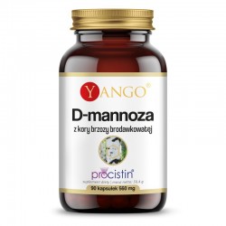 D-mannoza z kory brzozy brodawkowatej 90 kaps. Yango D-mannoza Procistin Betula pendula