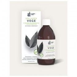 Kolagen Vege 500ml z wkasem hialuronowym i koenzymem Q10 Healthy Herb MSM siarka organiczna cytrynian magnezu chlorek wapnia