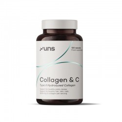Collagen & C 120 kaps. UNS hydrolizowany kolagen typu II witamina C kwas l-askrobinowy