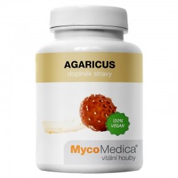 Agaricus 90 kaps. 30% polisacharydów MycoMedica pieczarka brazylijska Agaricus blazei Murill