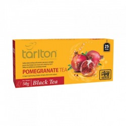 Herbata czarna Pomegranate z aromatem granatu 25 saszetek Tarlton