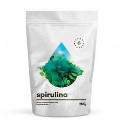 Spirulina w proszku 200g - alga morska 100% naturalna spirulina maxima