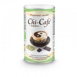 Chi-Cafe balans 180g Dr Jacobs kawa arabica robusta kofeina z kawy i guarany żeń-szeń reishi wapń magnez