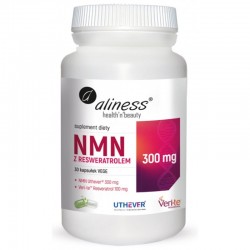 NMN z resweratrolem 30 kaps. Aliness NMN UTHEVER Resweratrol Veri-te Mononukleotyd nikotynamidu